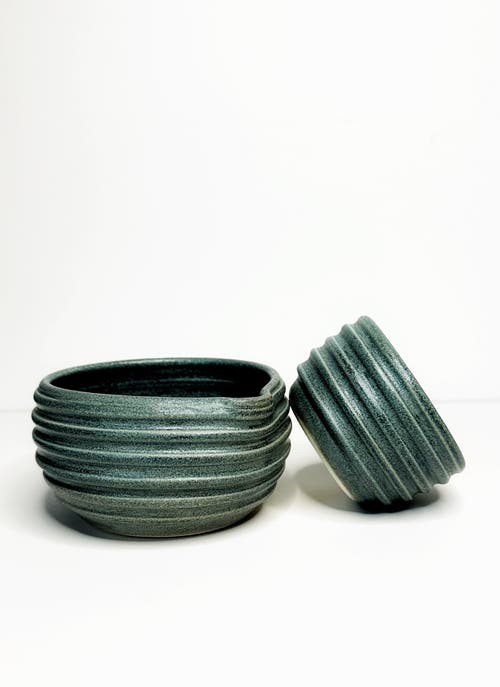 Mikkarbo Hunny Matcha Bowls In Green