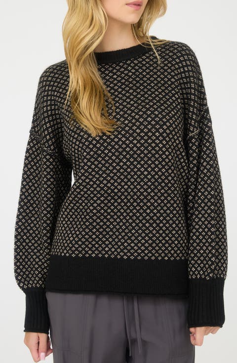 Mini Jacquard Crewneck Sweater