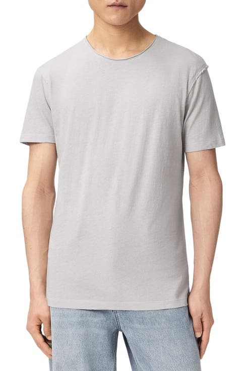 Figure Roll Neck Cotton T-Shirt