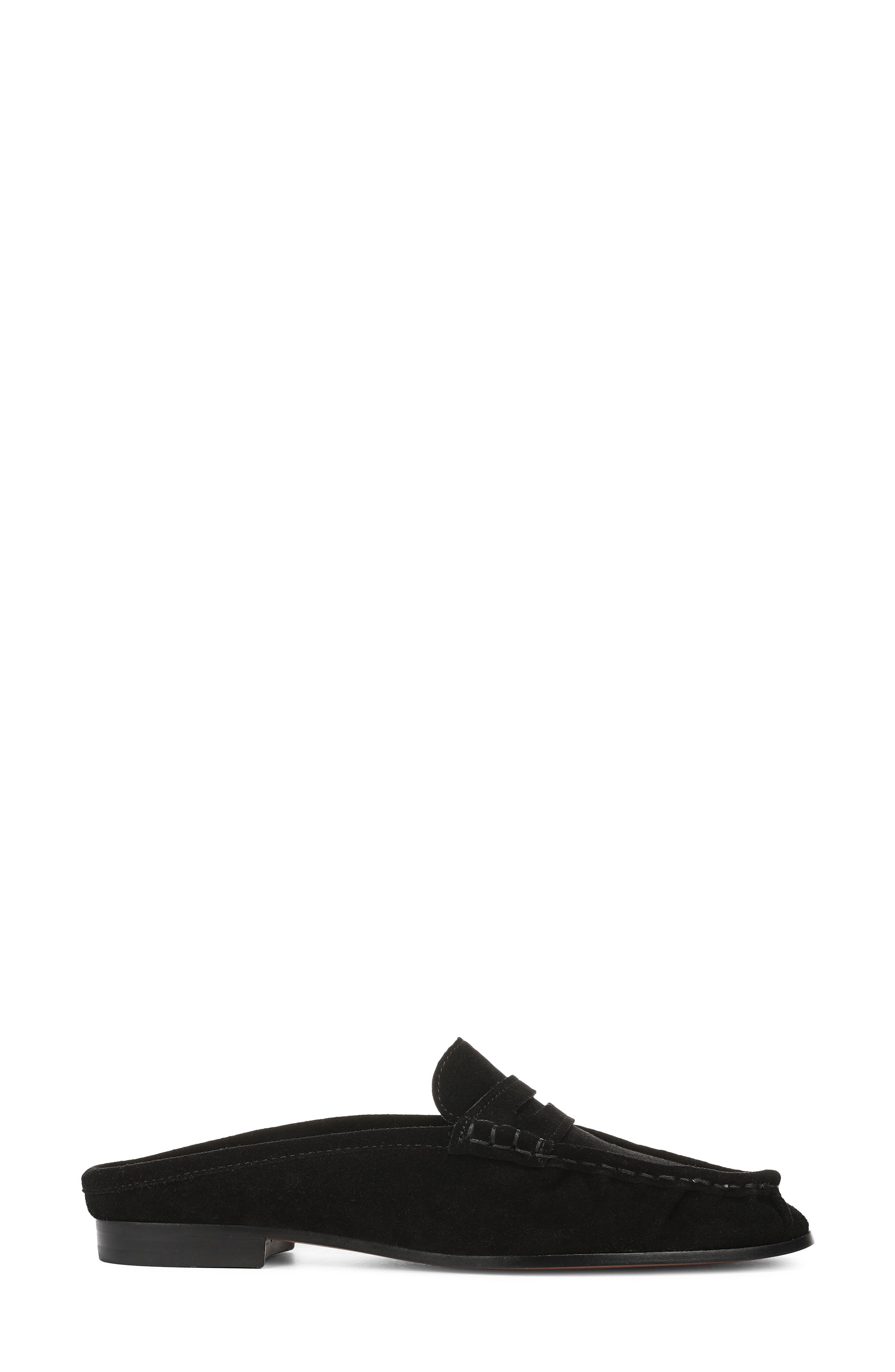 Sam Edelman Louella Penny Loafer Mule, Alternate, color, Black Suede