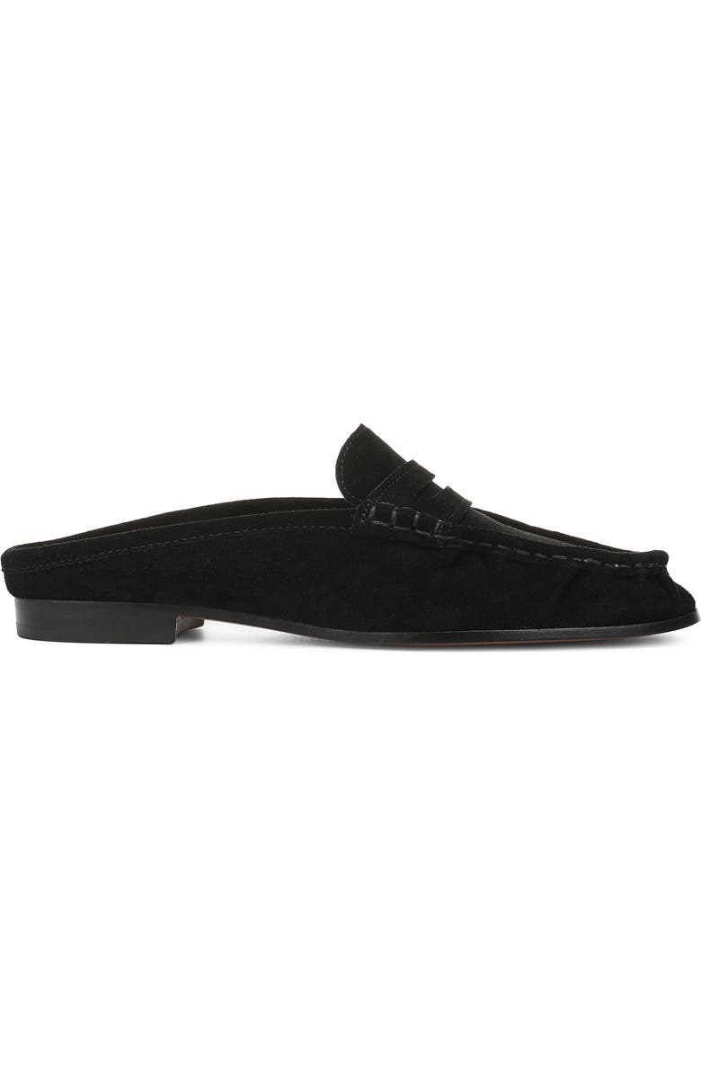 Sam Edelman Louella Penny Loafer Mule, Alternate, color, Black Suede