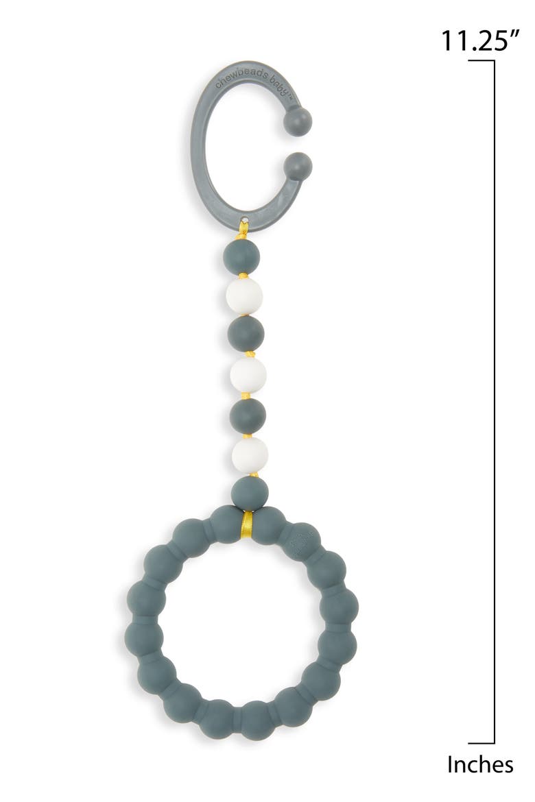 Gramercy Stroller Teether, Alternate, color, LIGHT GREY