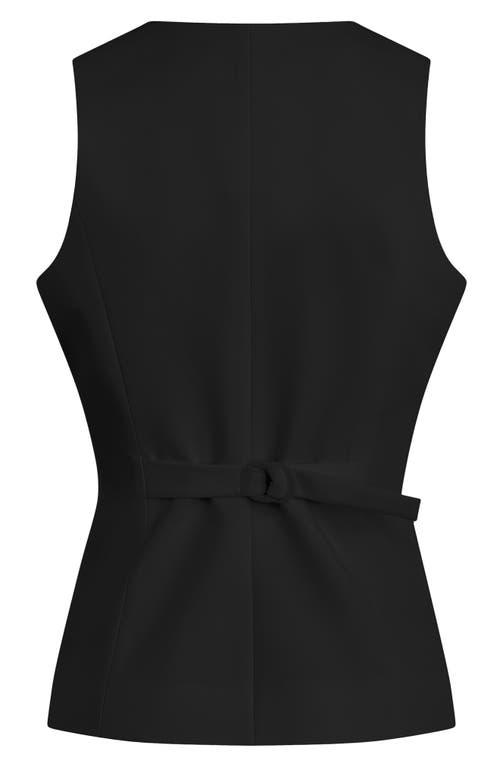 Favorite Daughter The Jones Vest In Black