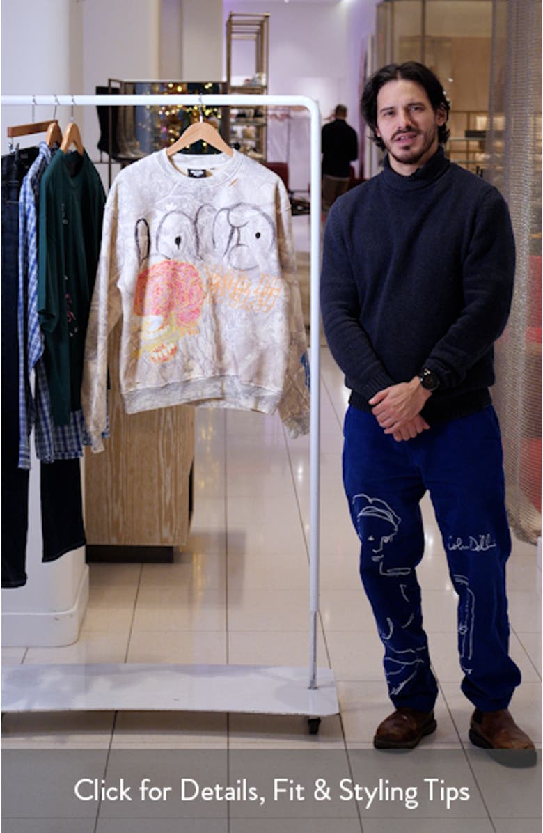 Sketch Crewneck Sweatshirt, sales video thumbnail