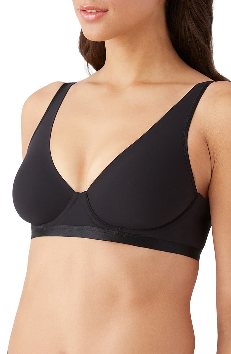 b.tempt'd by Wacoal Nearly Nothing Underwire Plunge Bra, Alternate, color, 
