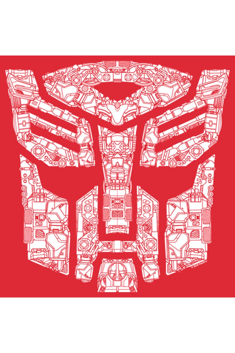 Men's Autobot Parts Logo Short Sleeve Graphic T-Shirt, Alternate, color, Red Heather