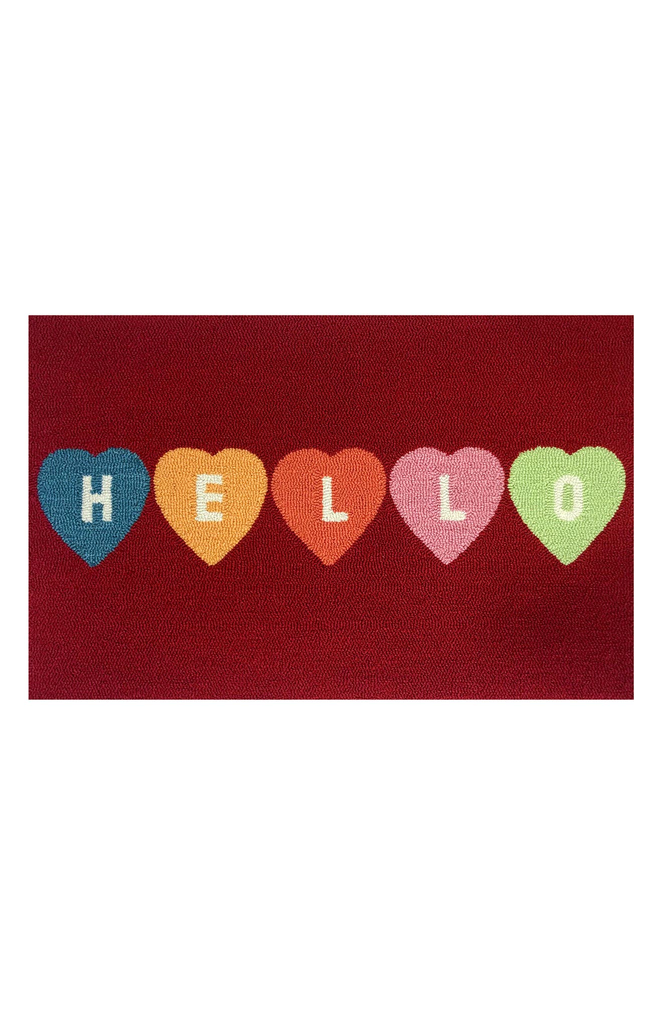R16 HOME Hello Heart Convo Doormat