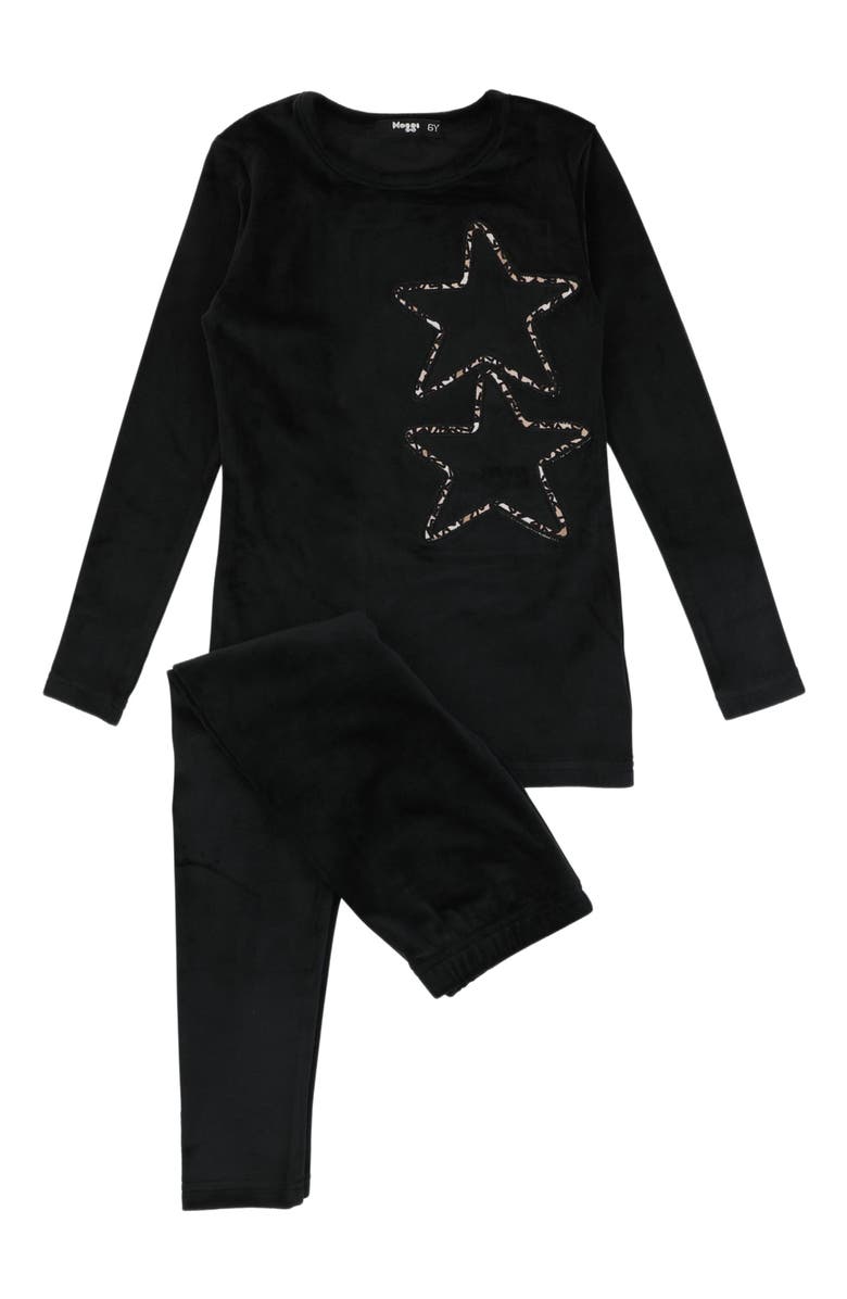 NoggiWear Velour Star Loungewear Set, Main, color, 