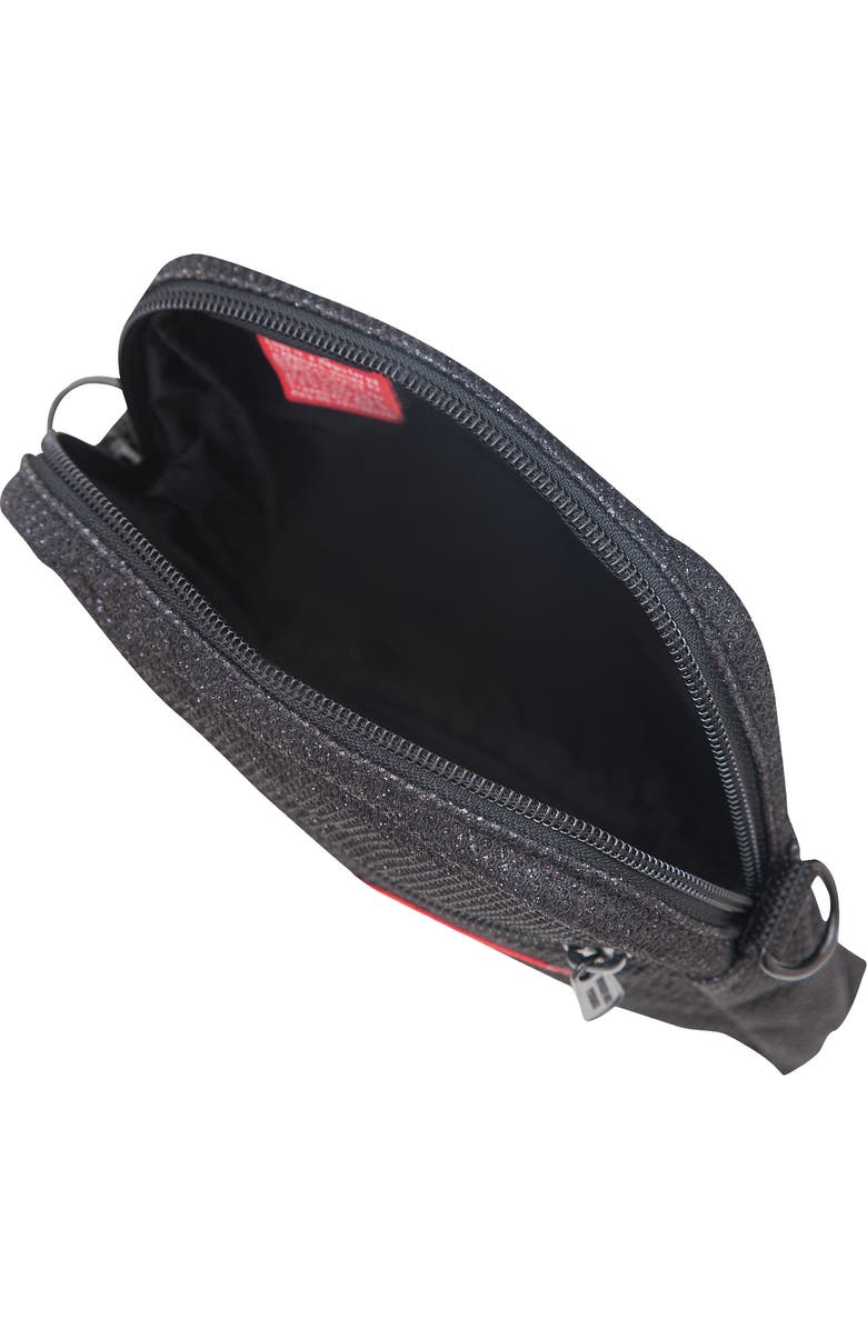 Manhattan Portage Midnight City Lights Crossbody Bag, Alternate, color, Black