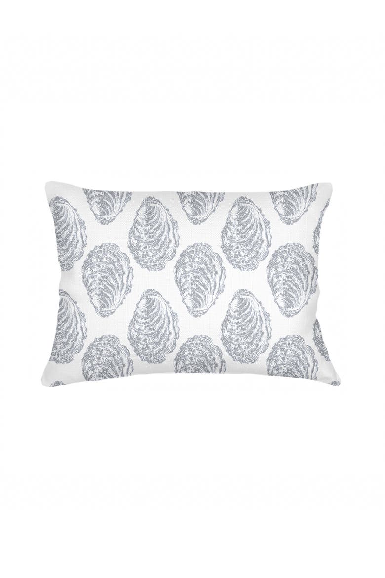 Drifted Oyster Linen Pillow Cover Only, Alternate, color, Grey