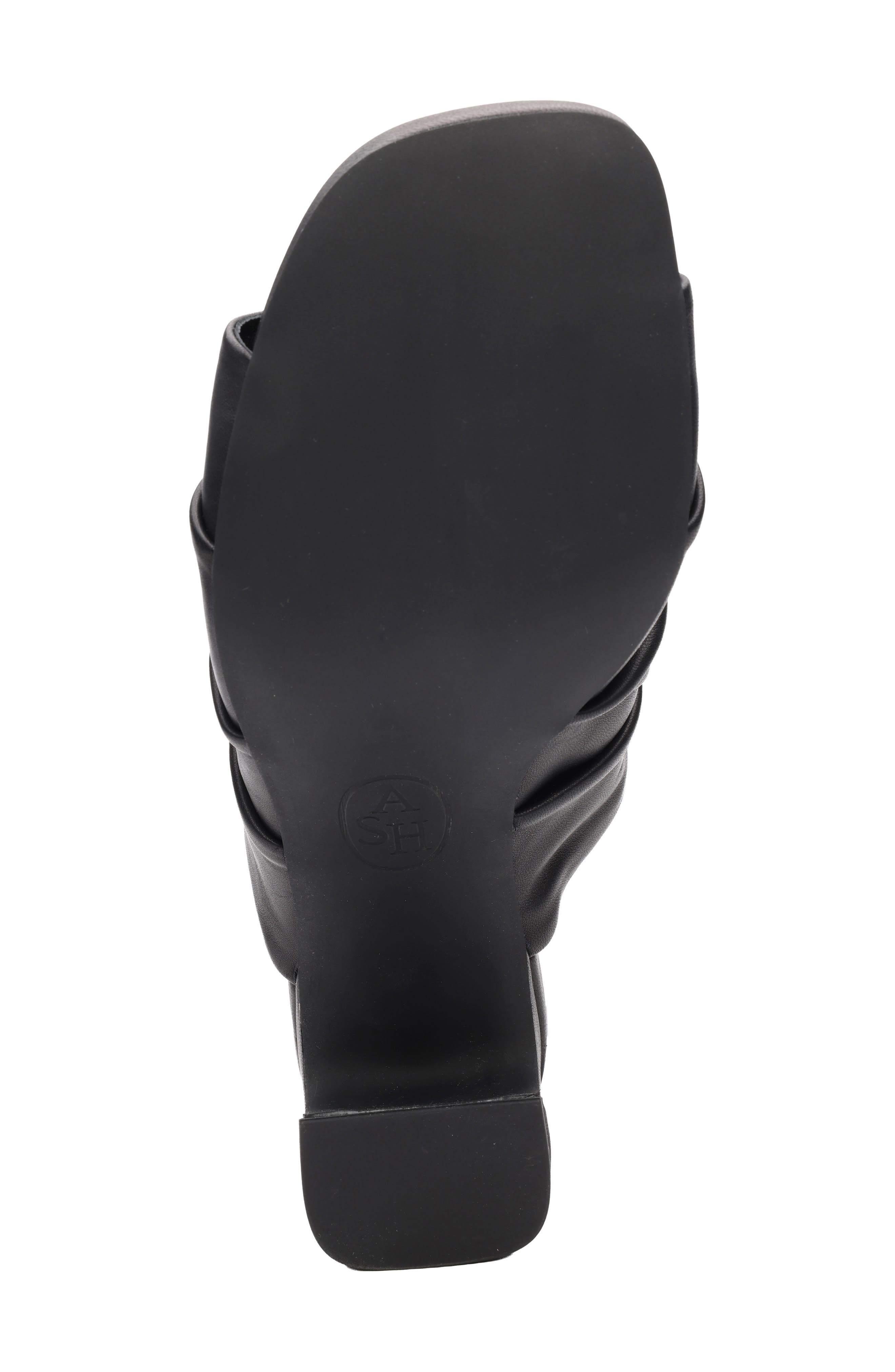 Ash Eva Slide Sandal, Alternate, color, Black