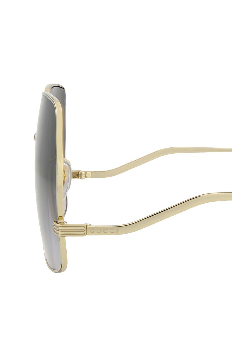 Gucci 61mm Square Sunglasses, Alternate, color, 