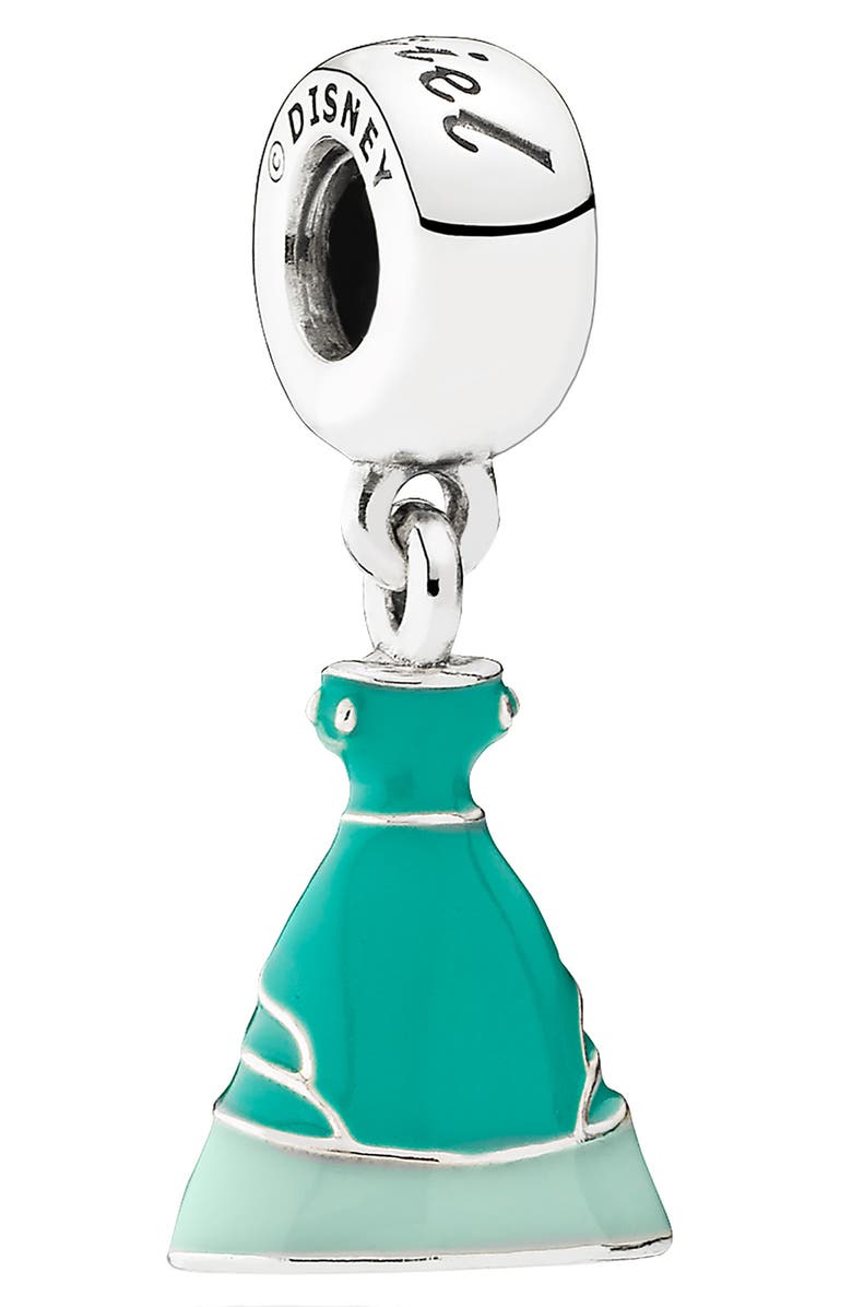 PANDORA Disney Ariel's Dress Dangle Charm, Alternate, color, 