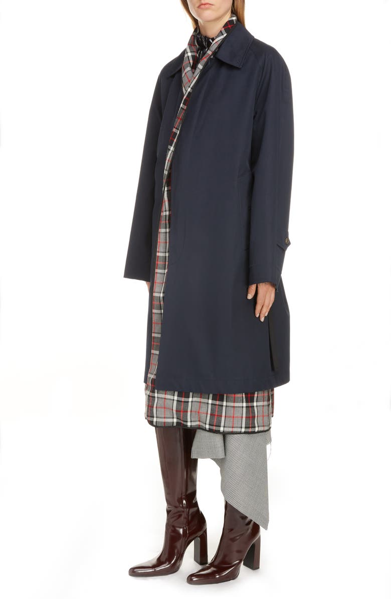 Balenciaga Layered Trench Coat, Alternate, color,