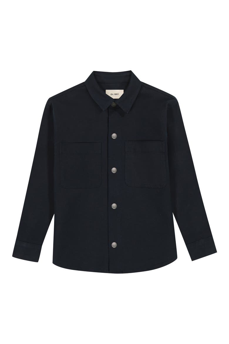 Kids' Ash Button-Up Shirt, Main, color, DEPTHS