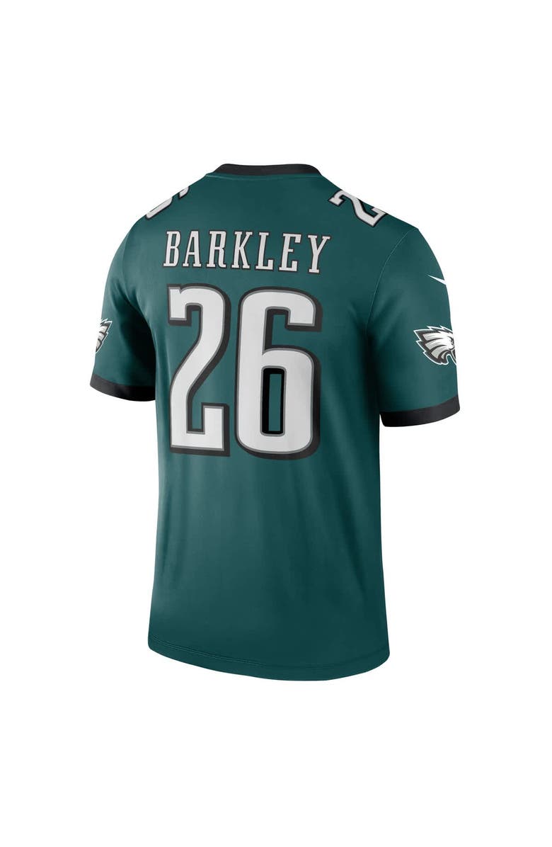 Nike Men's Nike Saquon Barkley Midnight Green Philadelphia Eagles  Legend Player Performance Top, Alternate, color, Green