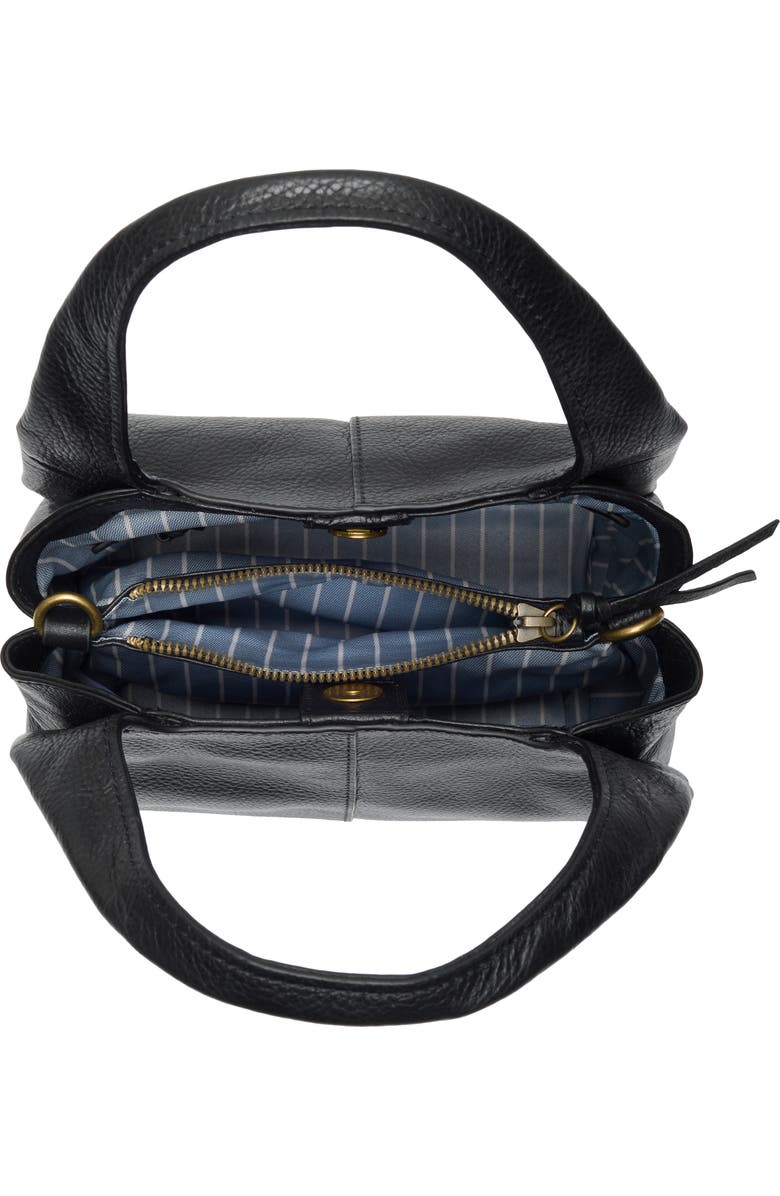 Lucky Brand Sue Leather Crossbody Shoulder Bag, Alternate, color, Black