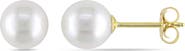 Julianna B. Cultured Pearl Stud Earrings 14k Gold