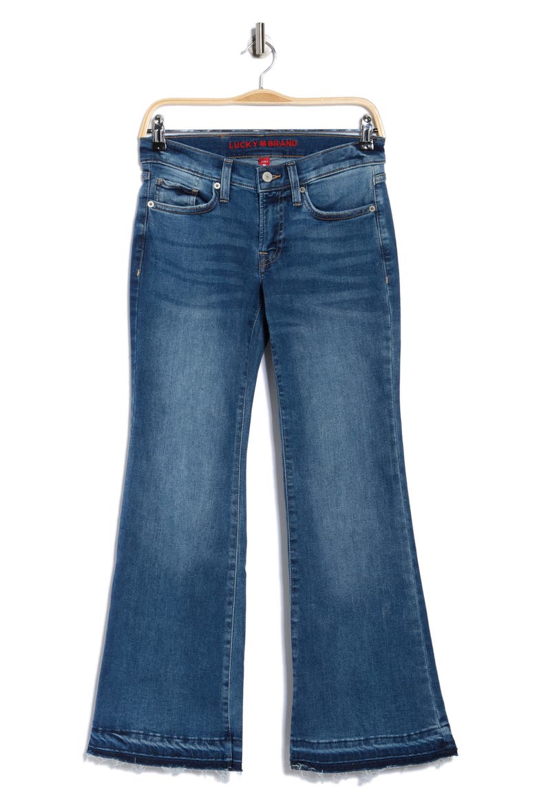 Mid Rise Sweet Flare Jeans, Alternate, color, MEDINA - RLSD