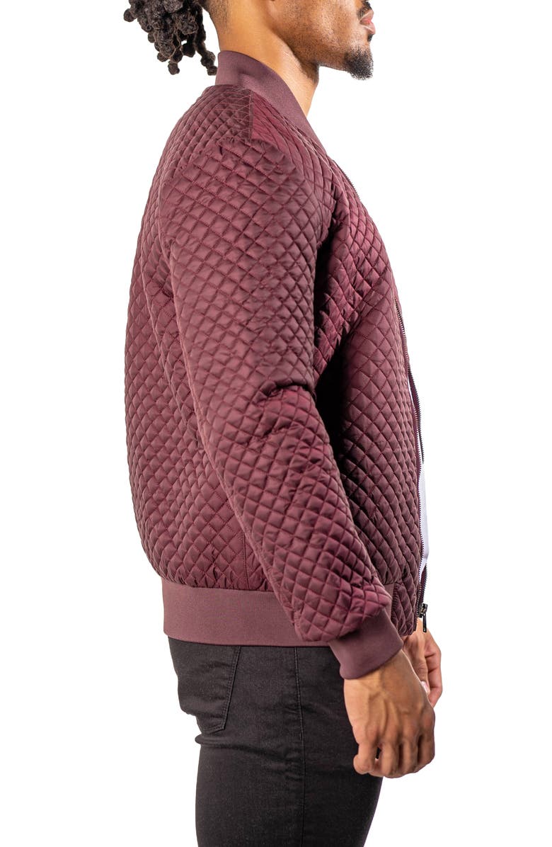 Maceoo Diamondpuff Quilted Bomber Jacket, Alternate, color, 