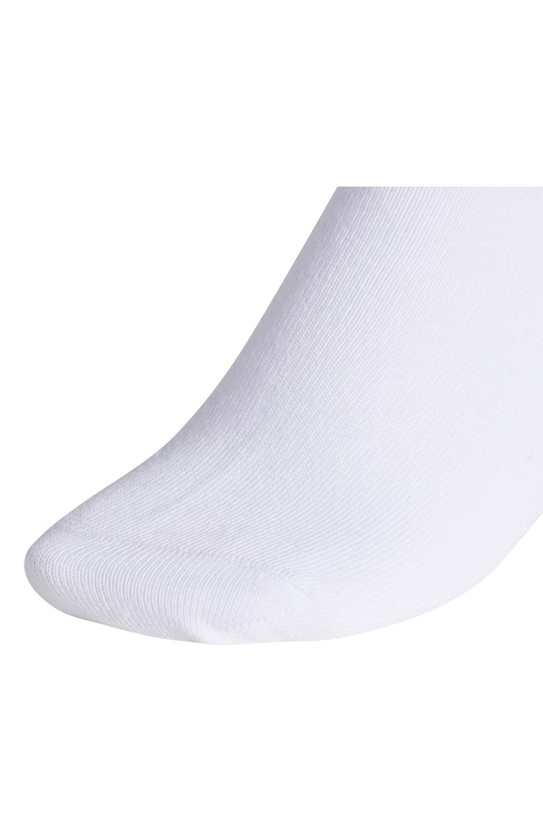 adidas Scrunch Athletic 3-Pack Crew Socks, Alternate, color, White/ Clear Onix Grey