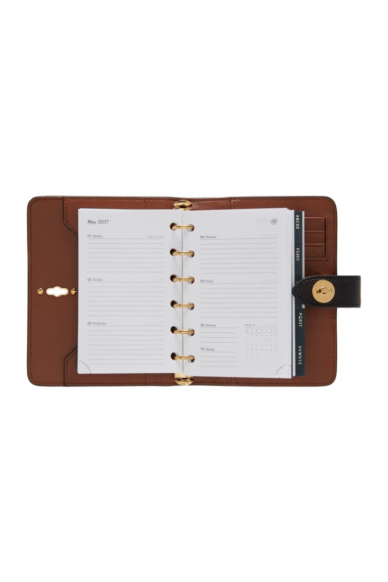Postman's Lock Pocket Book Agenda, Alternate, color, Black
