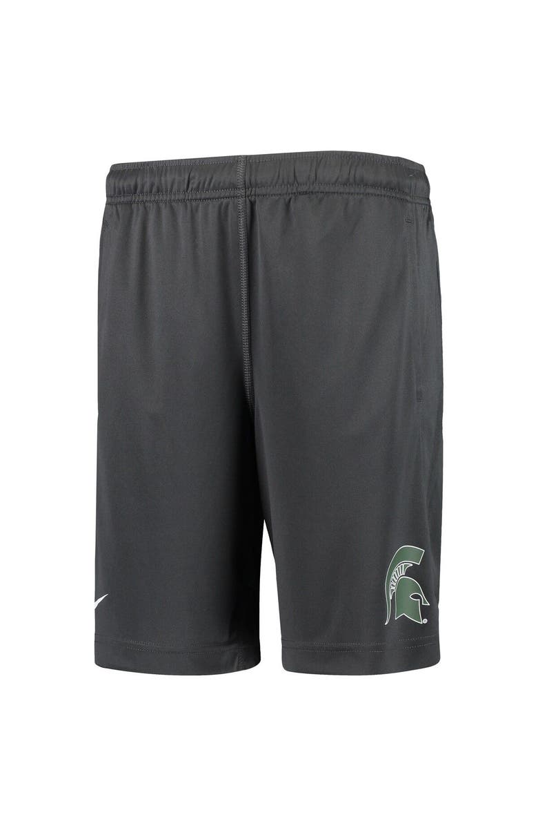 Nike Youth Nike Anthracite Michigan State Spartans Performance Fly Shorts, Main, color, Anthracite