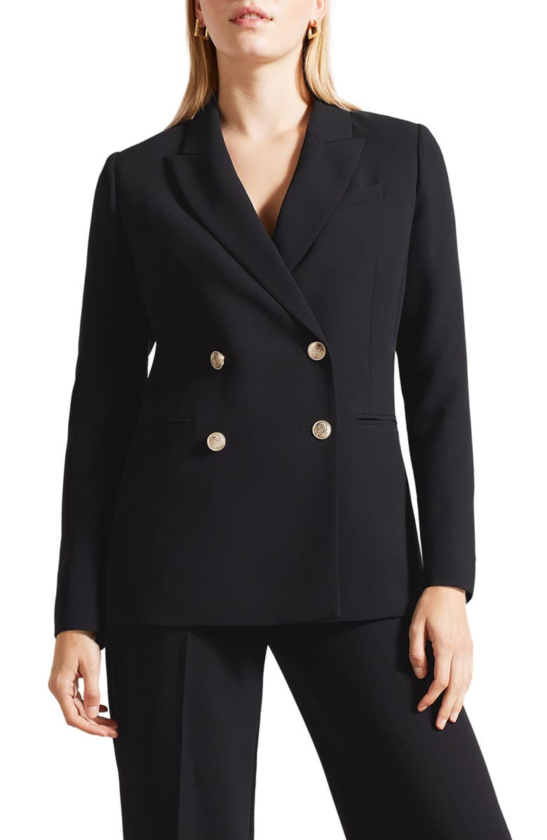 Ted Baker London Llaya Double Breasted Jacket, Main, color,