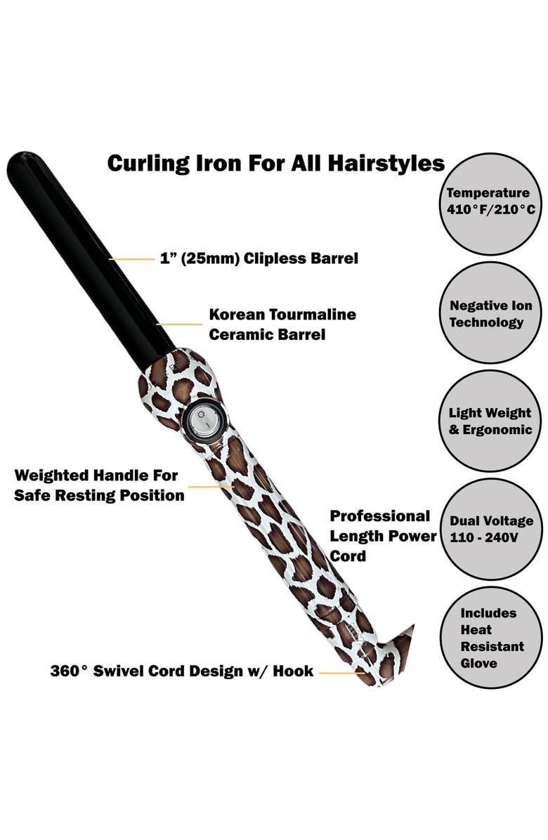 Jose Eber Clipless Curling Iron, Alternate, color, Multicolored