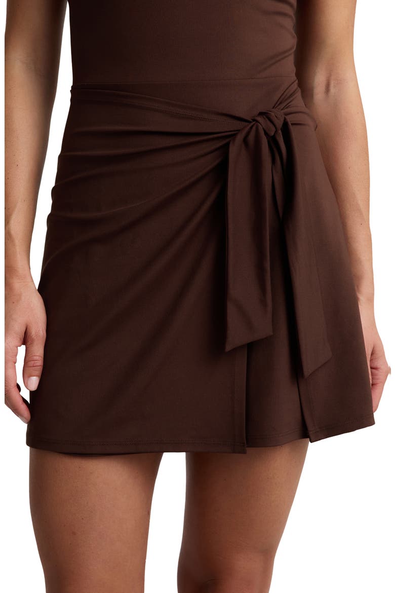 That's a Wrap Minidress, Alternate, color, ICED MOCHA