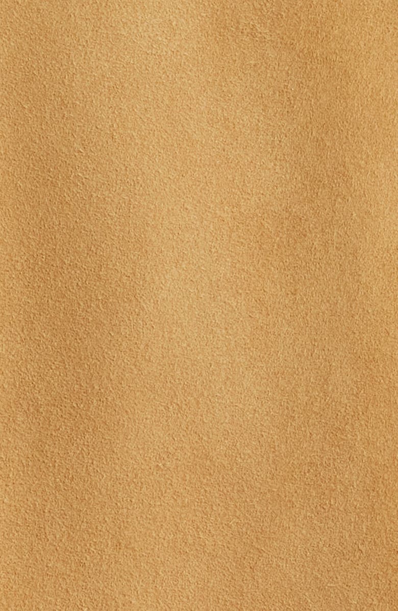 Bernardo Crop Suede Jacket, Alternate, color, Sand