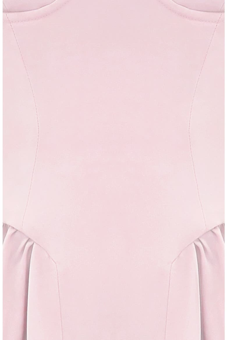 Samaria Corset Fit & Flare Dress, Alternate, color, PINK SALT
