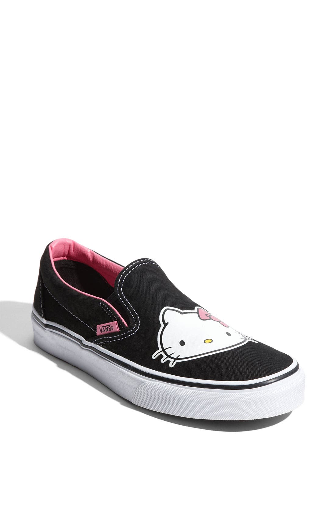 'Hello Kitty®' Slip-On Sneaker (Limited Edition), Main, color, BLACK