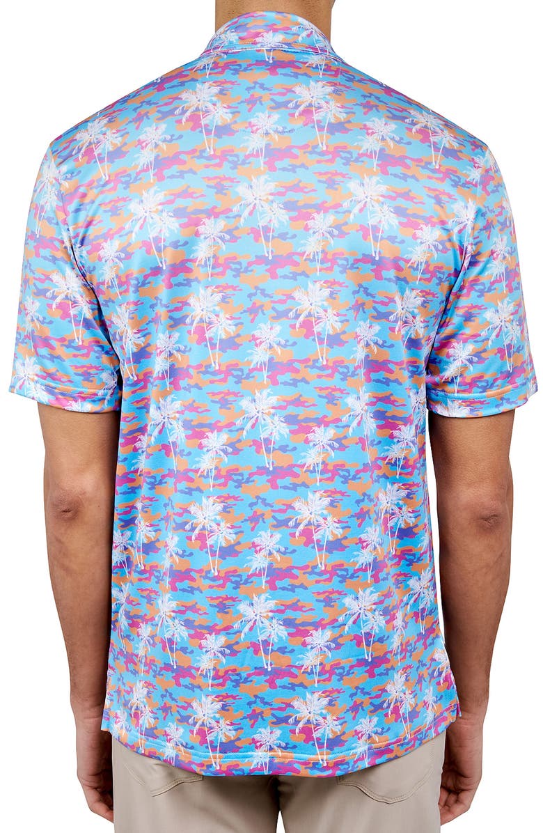 CONSTRUCT Palm Camo Golf Polo, Alternate, color, 