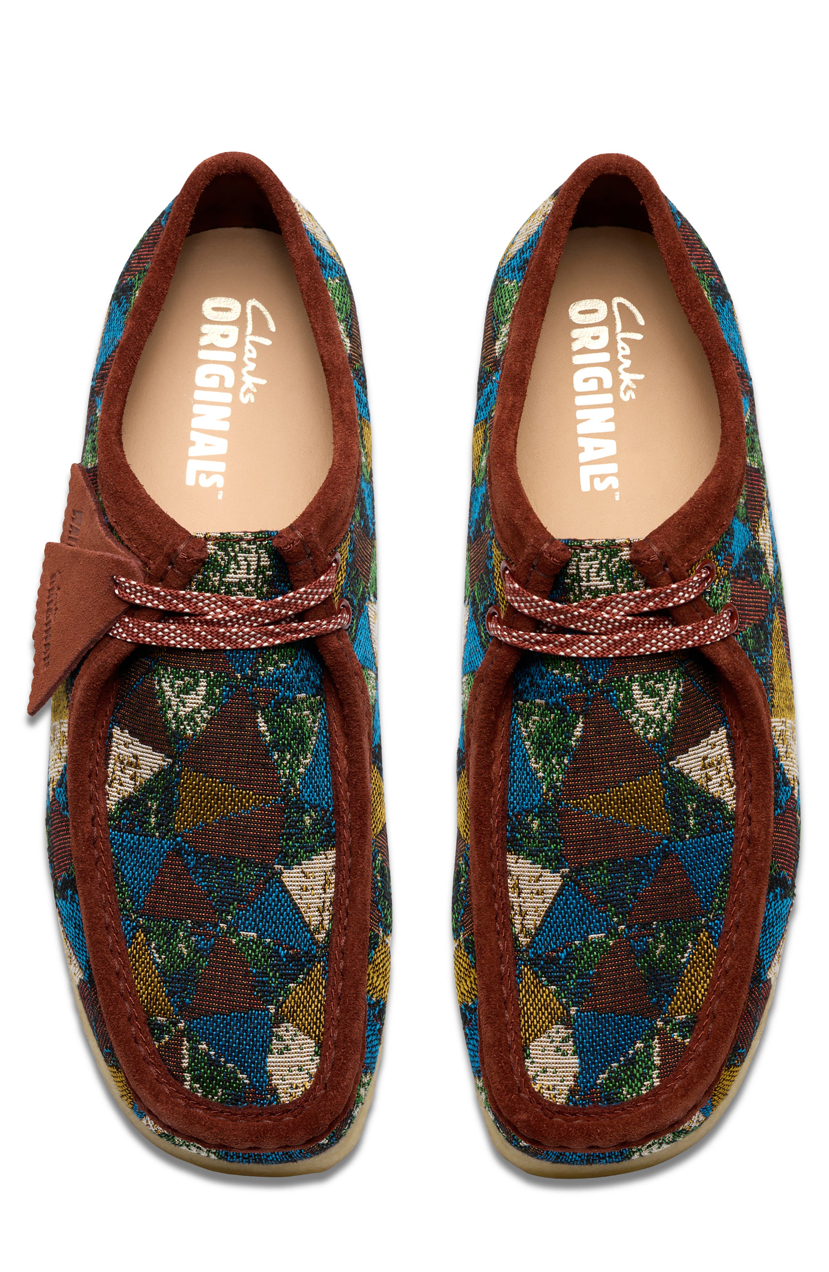 Clarks<sup>®</sup> Originals Wallabee Gore-Tex<sup>®</sup> Waterproof Shoe, Alternate, color, Multicolour Txt