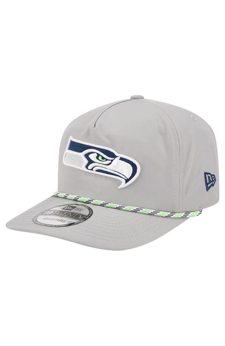 New Era Men's New Era Gray Seattle Seahawks Rope 19TWENTY Hat, Main, color, 