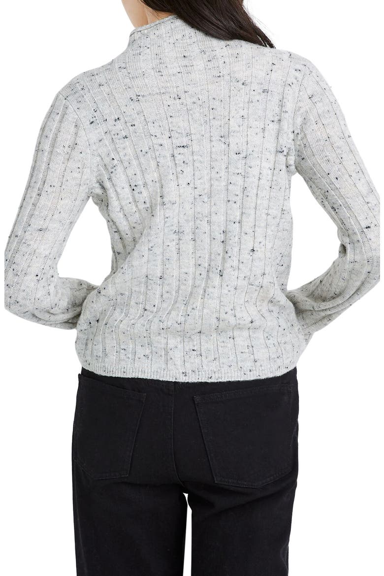 Donegal Evercrest Coziest Yarn Turtleneck Sweater, Alternate, color, DONEGAL SMOKE