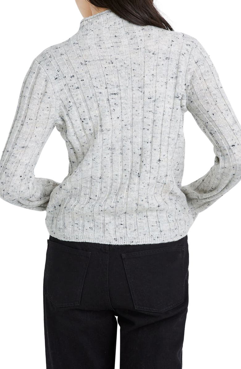 Madewell Donegal Evercrest Coziest Yarn Turtleneck Sweater, Alternate, color,