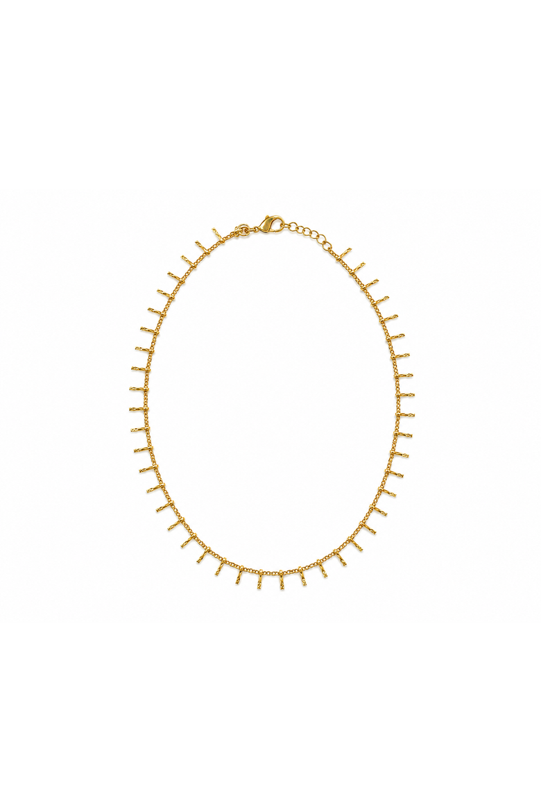 Ray of Light Gold Beaded Necklace, Alternate, color, Gold