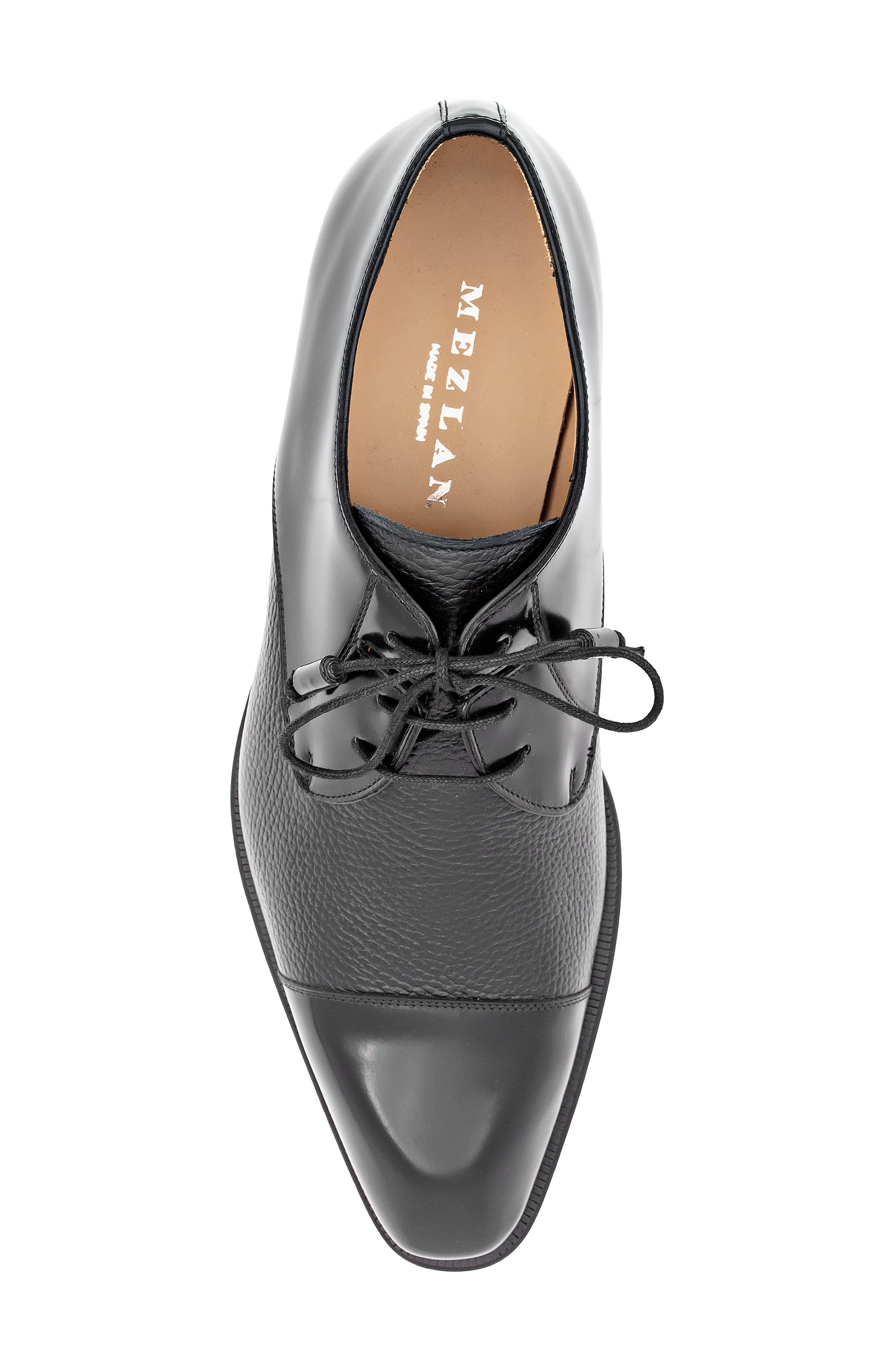 Mezlan Capello Cap Toe Derby, Alternate, color, Black