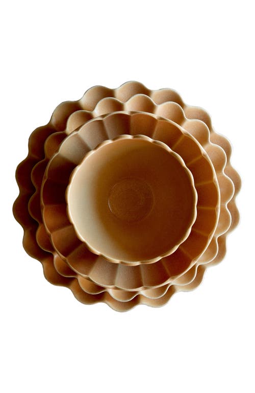 Lemieux Et Cie Dhalia Stoneware 16-piece Dinnerware Set In Neutral