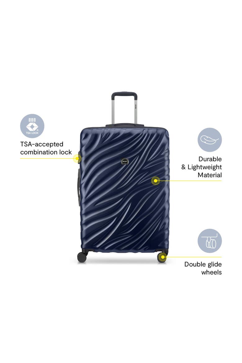 Delsey Alexis Lightweight Luggage Checked Large, Alternate, color, Navy