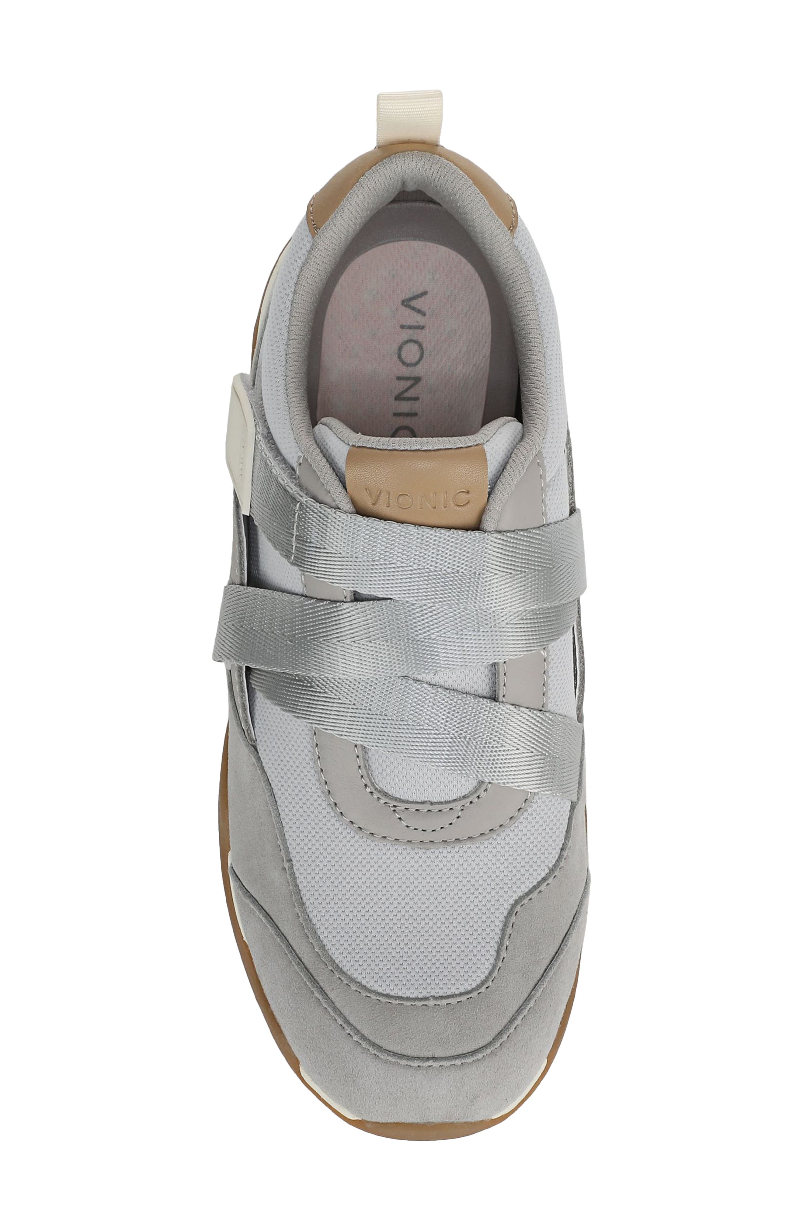 Vionic Walk Slim Gia Sneaker, Alternate, color, Vapor Grey