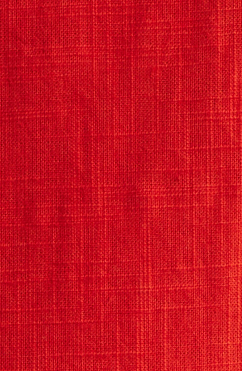 THE GREAT. Verse Cotton Sundress, Alternate, color, Hot Red