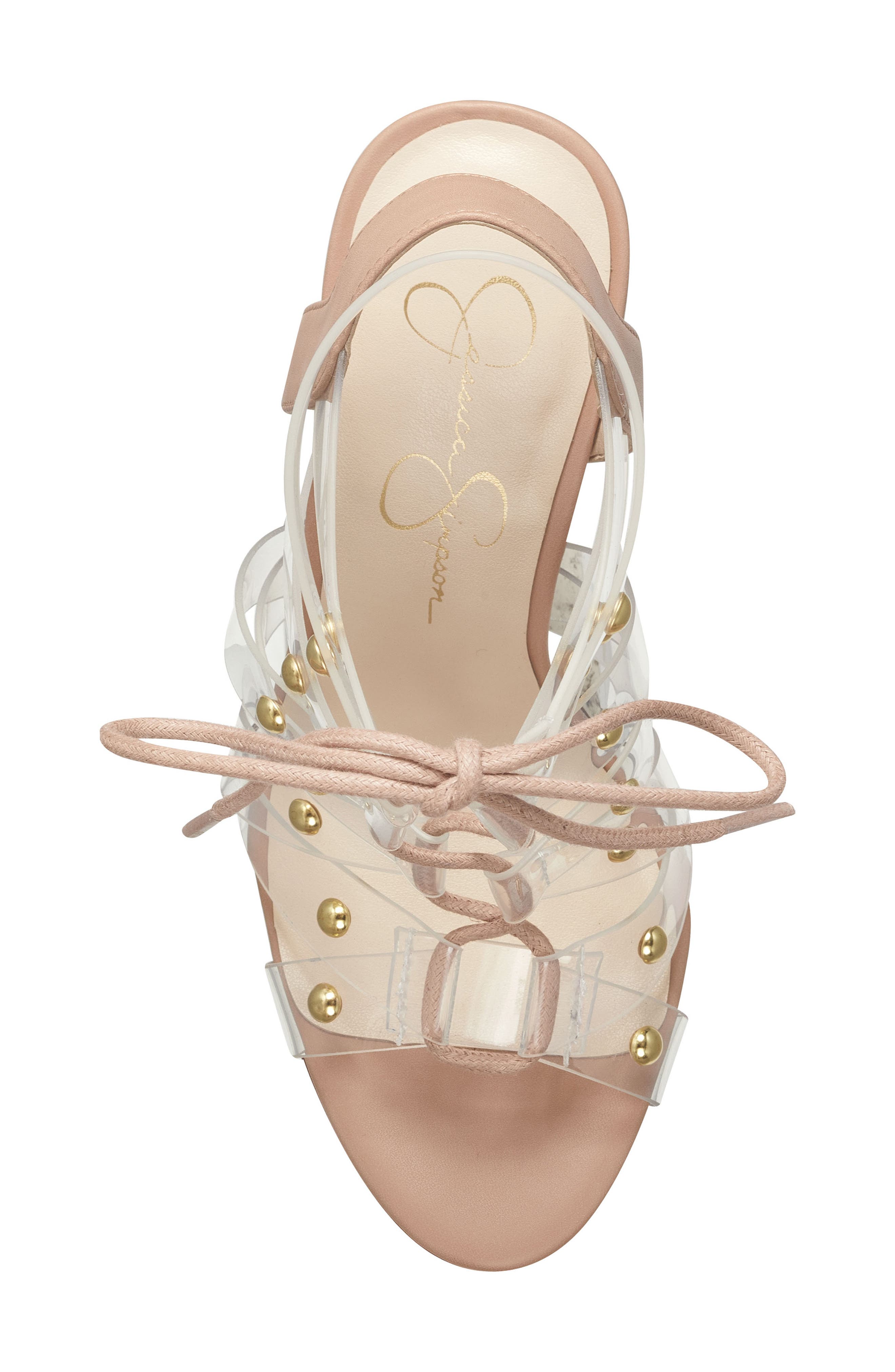 Jaray Sandal, Alternate, color, CLEAR/TOTALLY NATURAL