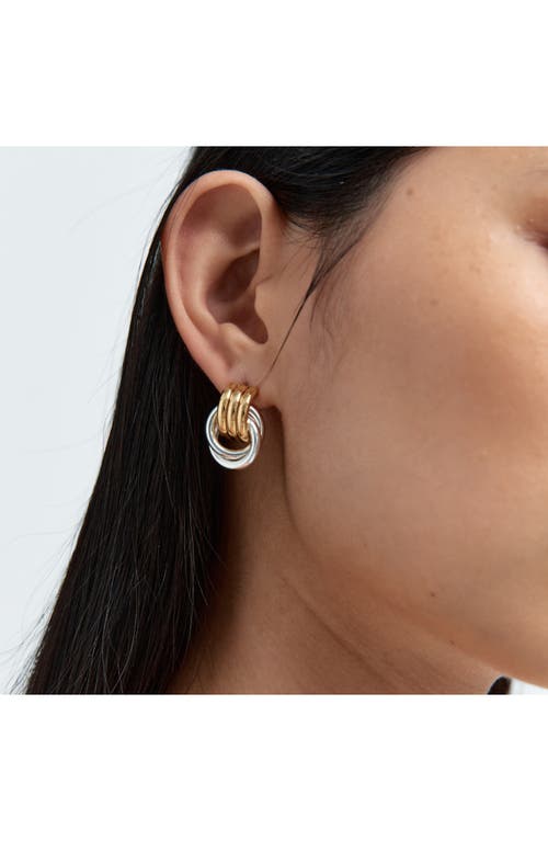 Heaven Mayhem Baby Knot Earrings In Metallic