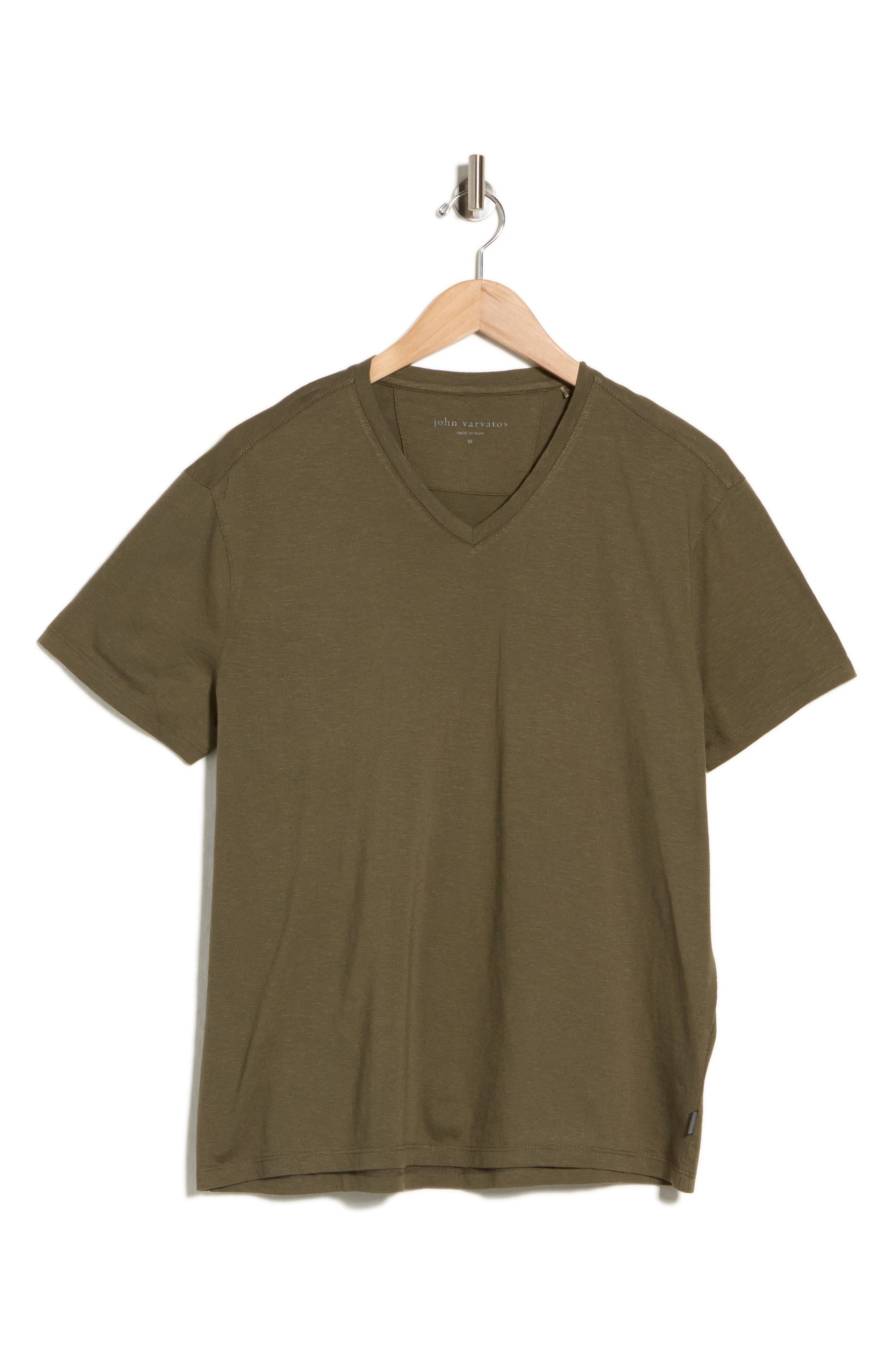 Vaan Mercerized Cotton V-Neck T-Shirt