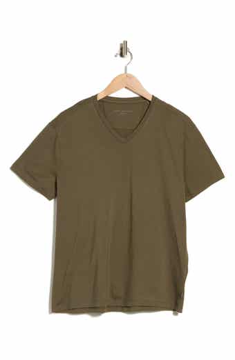Vaan Mercerized Cotton V-Neck T-Shirt