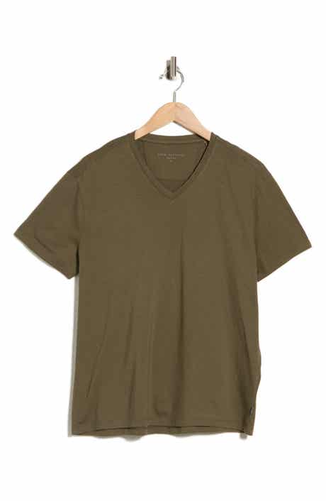 Vaan Mercerized Cotton V-Neck T-Shirt