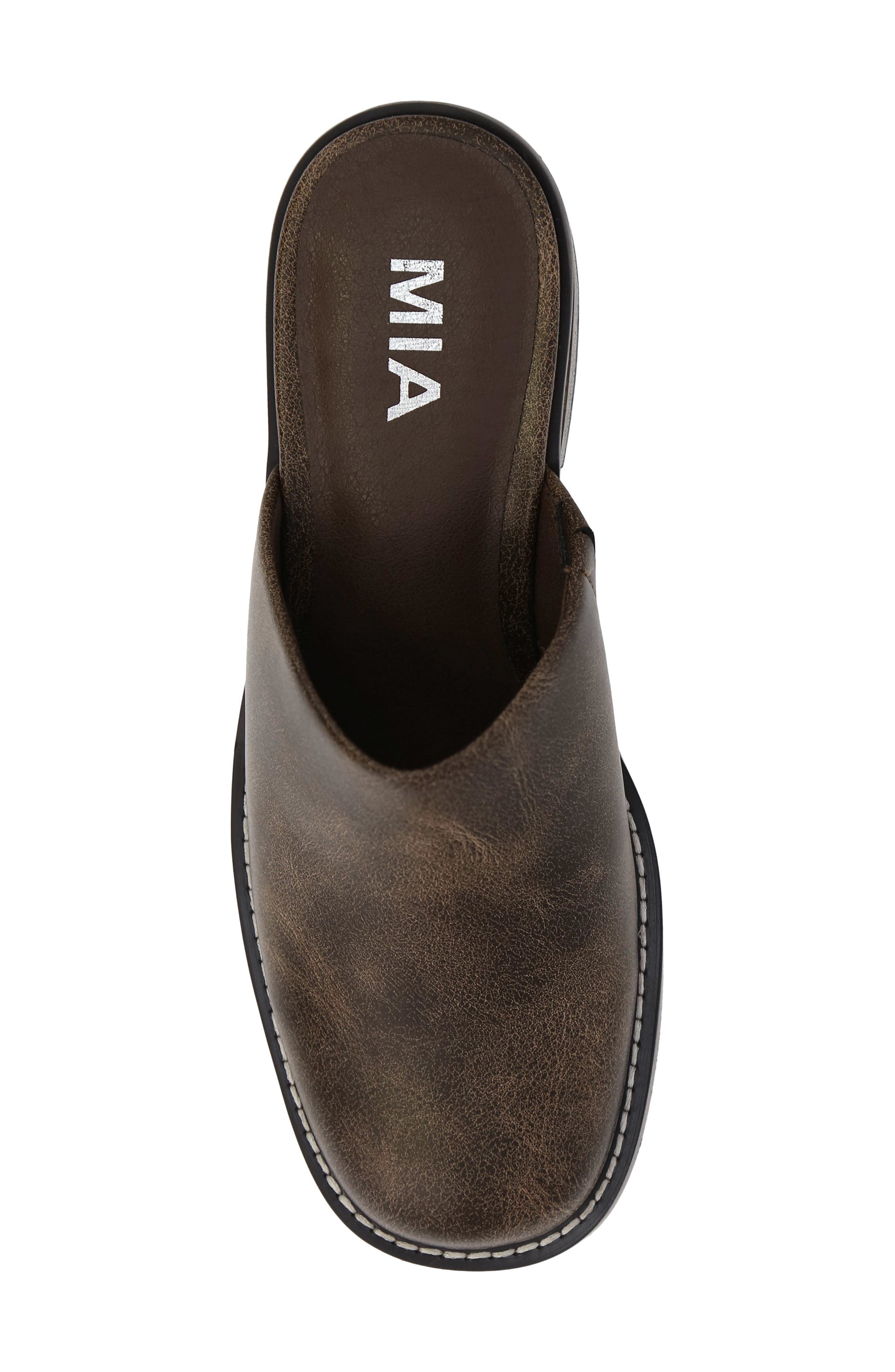 Amandine Clog, Alternate, color, BROWN